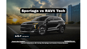Kia Sportage vs Toyota RAV4 comparison at Bob Sight Kia in Independence Missouri serving Kansas City Metro commuters