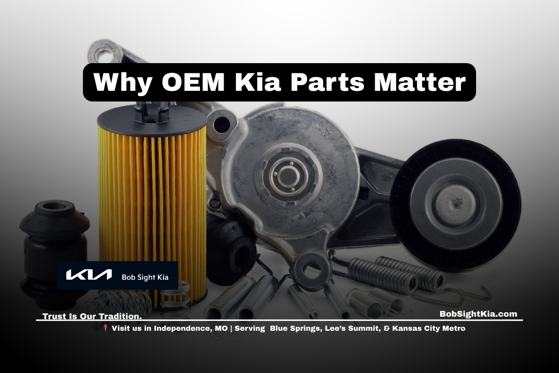 Genuine OEM Kia parts at Bob Sight Kia in Independence Missouri serving Kansas City Metro drivers
