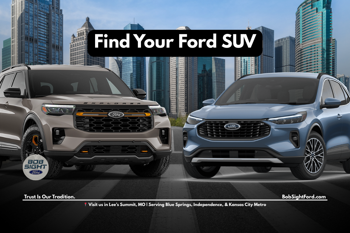 New Ford SUVs for sale near Independence MO at Bob Sight Ford in Lee’s Summit serving Kansas City Metro drivers