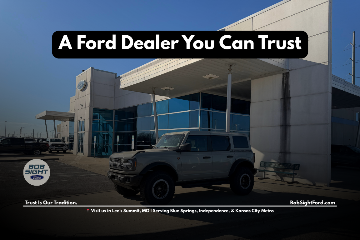 Bob Sight Ford dealership in Lee’s Summit Missouri serving Western Missouri and Kansas City Metro drivers
