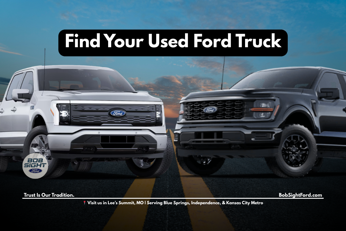 Used Ford truck for sale near Raytown Missouri at Bob Sight Ford in Lee’s Summit serving Kansas City Metro drivers