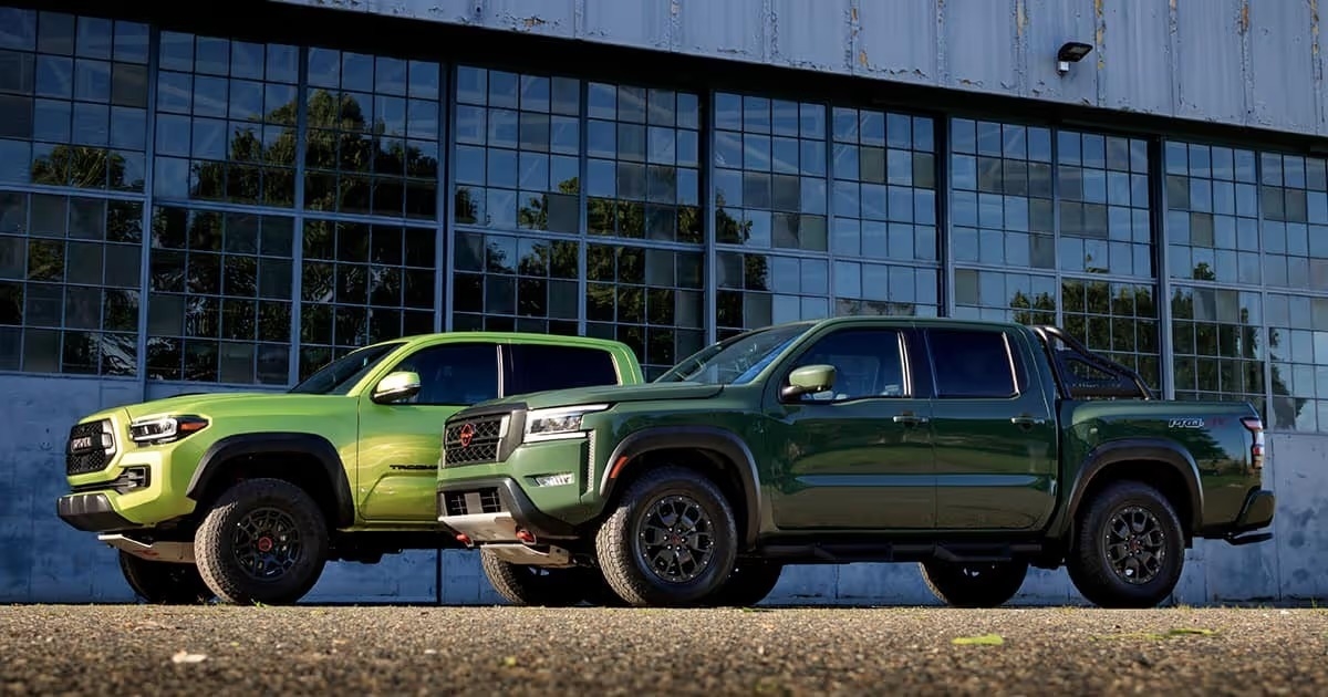 Nissan Frontier vs Toyota Tacoma