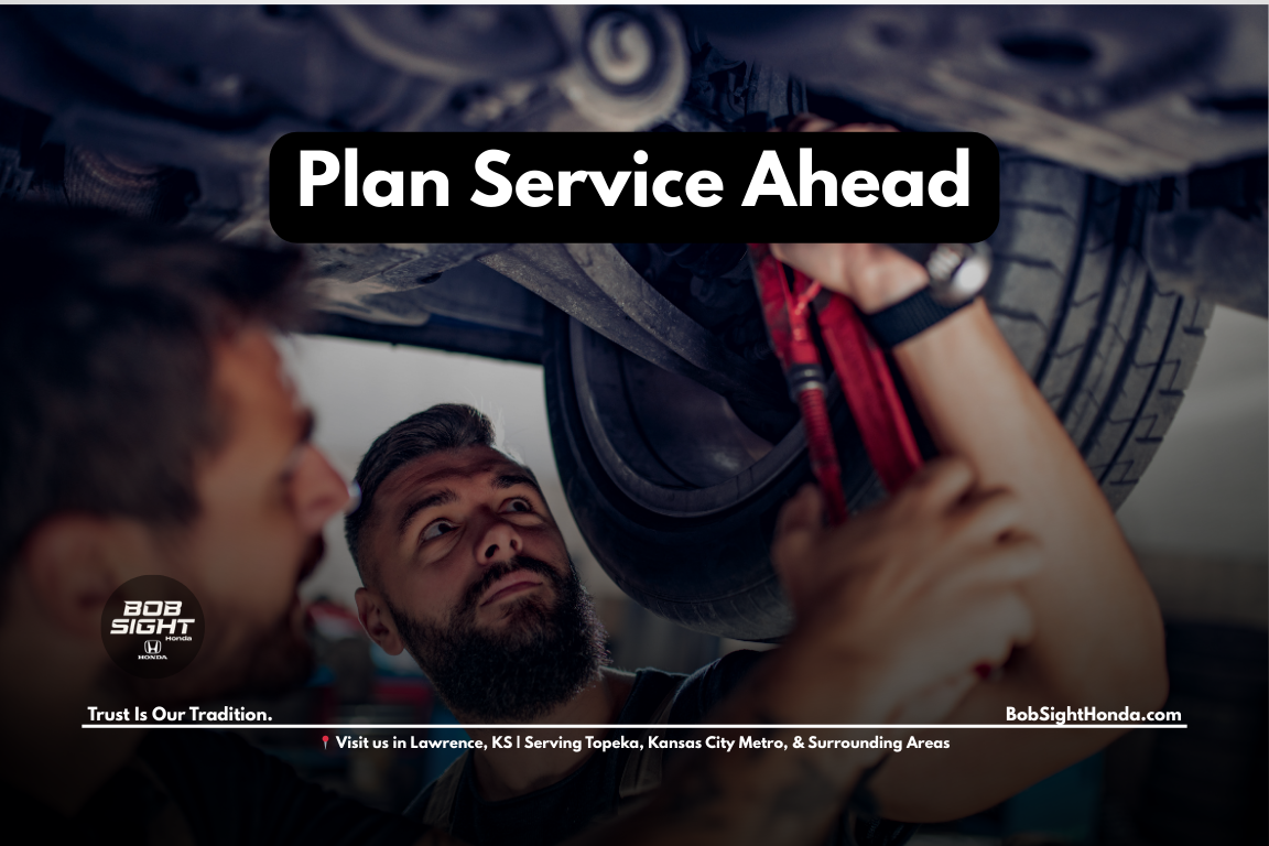 Honda service special maintenance visit at Bob Sight Honda in Lawrence Kansas serving Douglas County and Kansas City Metro drivers