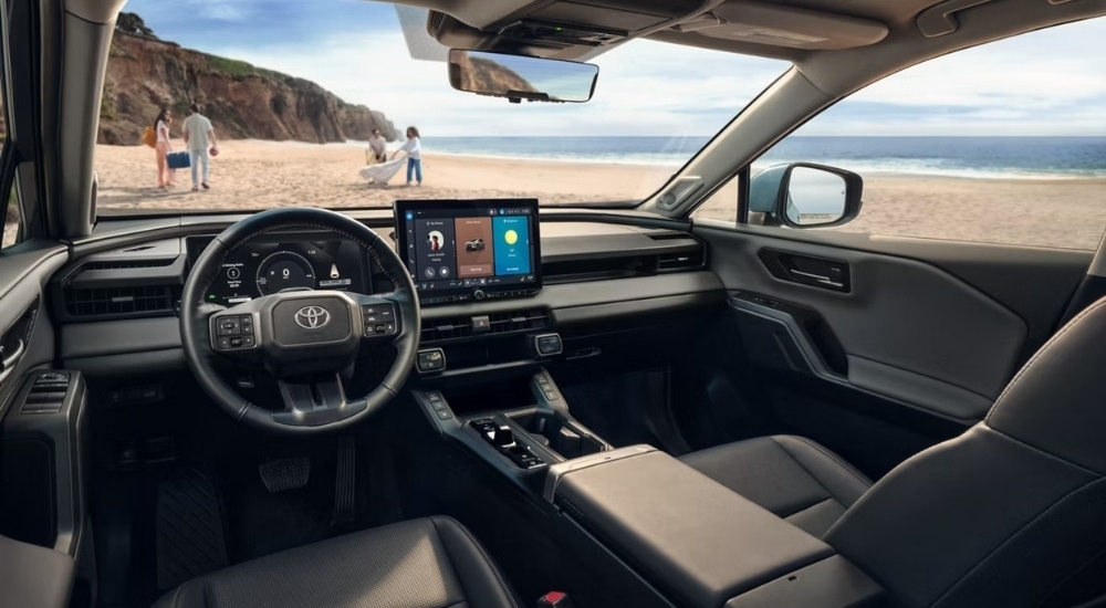 The interior of a 2026 Toyota RAV4.