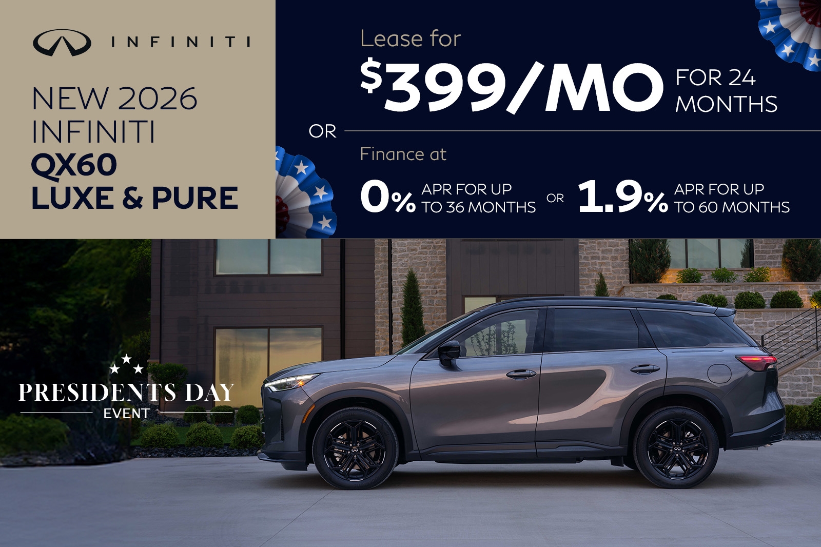 Lease Your 2026 QX60 Today