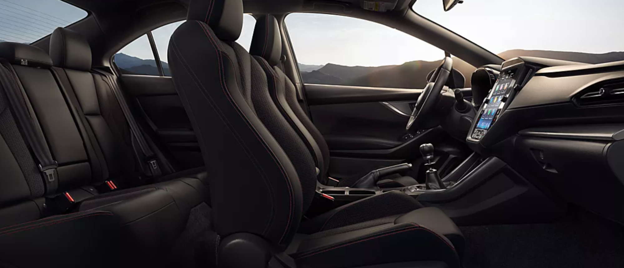 Interior of the 2025 Subaru WRX for sale in Prescott, AZ at Findlay Subaru Prescott