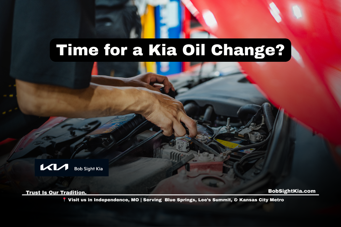 Kia oil change service in Independence MO at Bob Sight Kia serving Kansas City Metro drivers