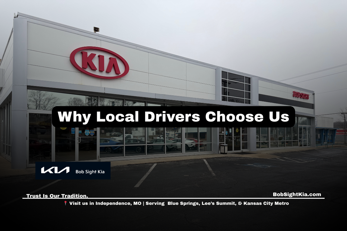 Kia dealership in Independence MO at Bob Sight Kia serving Jackson County and Kansas City Metro drivers