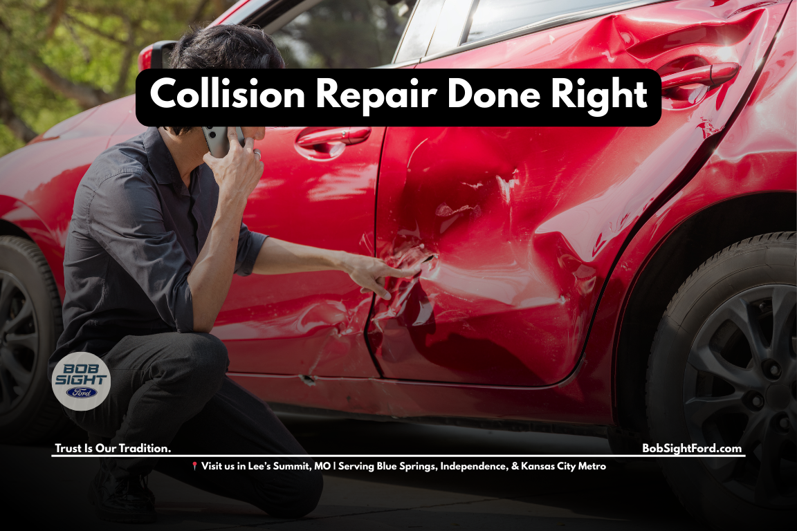 Bob Sight Collision Center in Lee’s Summit Missouri providing certified collision repair and auto body services for Kansas City Metro drivers