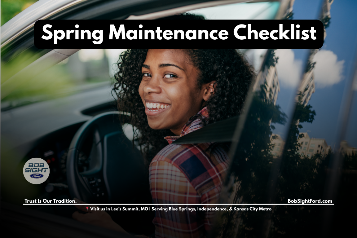Ford spring maintenance inspection at Bob Sight Ford in Lee’s Summit Missouri serving Kansas City Metro drivers