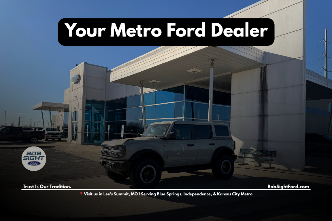 Bob Sight Ford dealership in Lee’s Summit Missouri serving Kansas City Metro drivers from Independence Blue Springs and Raytown