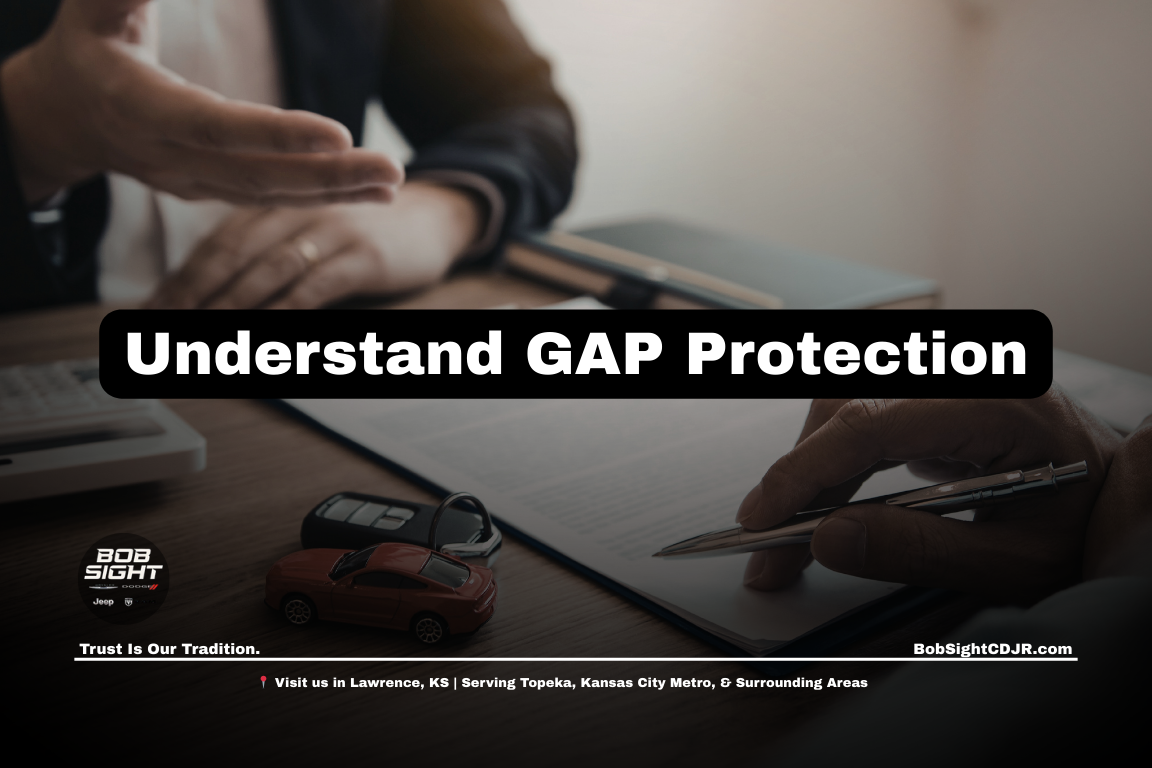 Brightline GAP Insurance consultation at Bob Sight CDJR in Lawrence Kansas helping Kansas City Metro drivers understand loan protection coverage