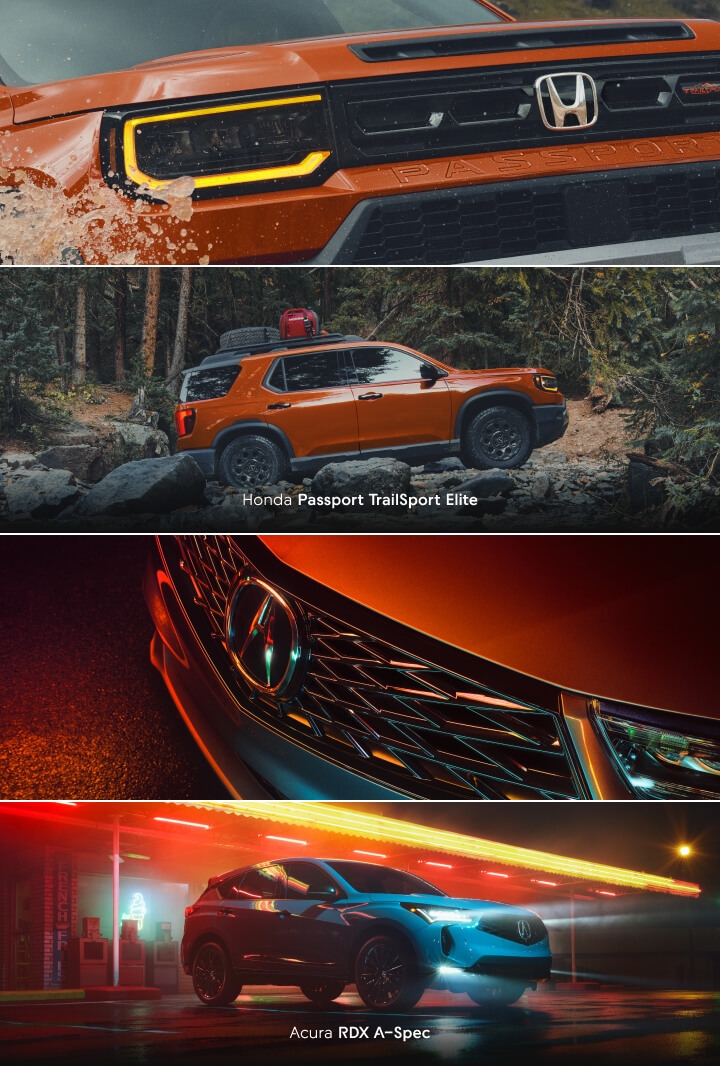 Dimensions of the Acura RDX and Honda Passport Compare