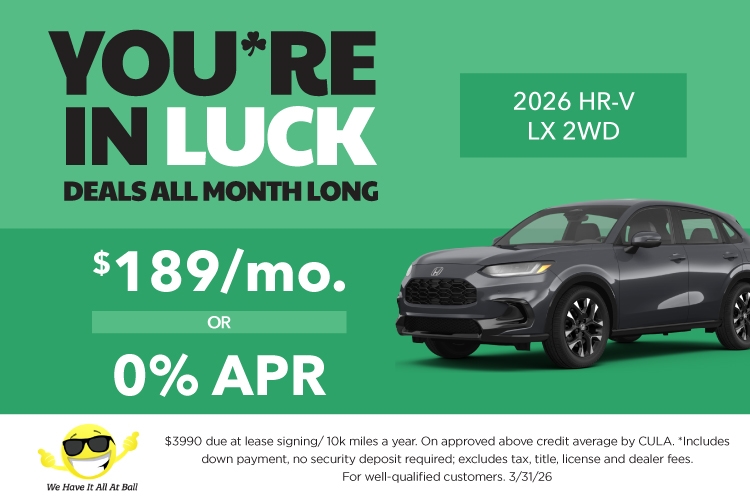 New 2026 HR-V LX 2WD