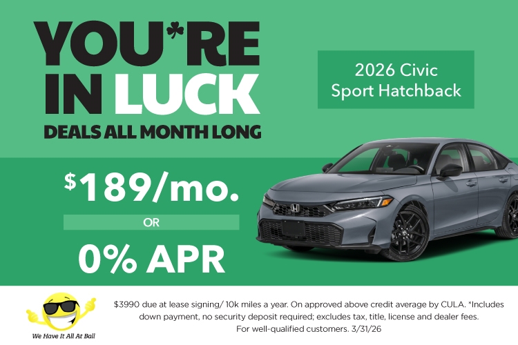 New 2026 Civic Sport Hatchback