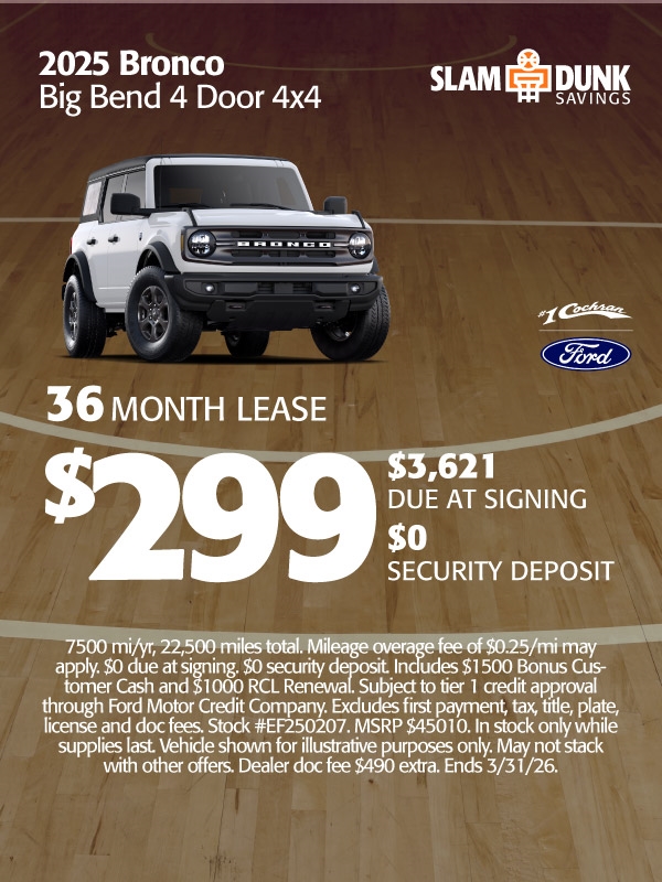 2025 Bronco Big Bend 4 Door 4x4