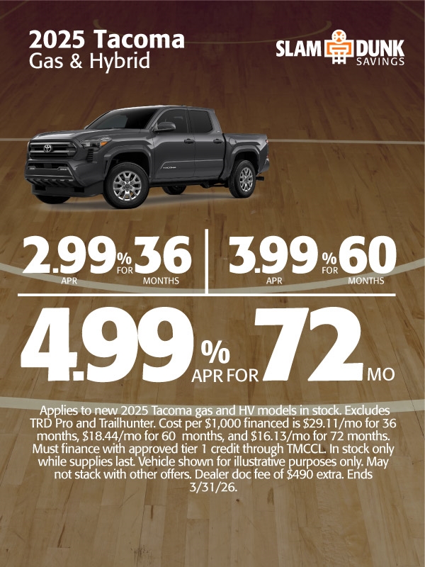 2025 Tacoma Gas & Hybrid