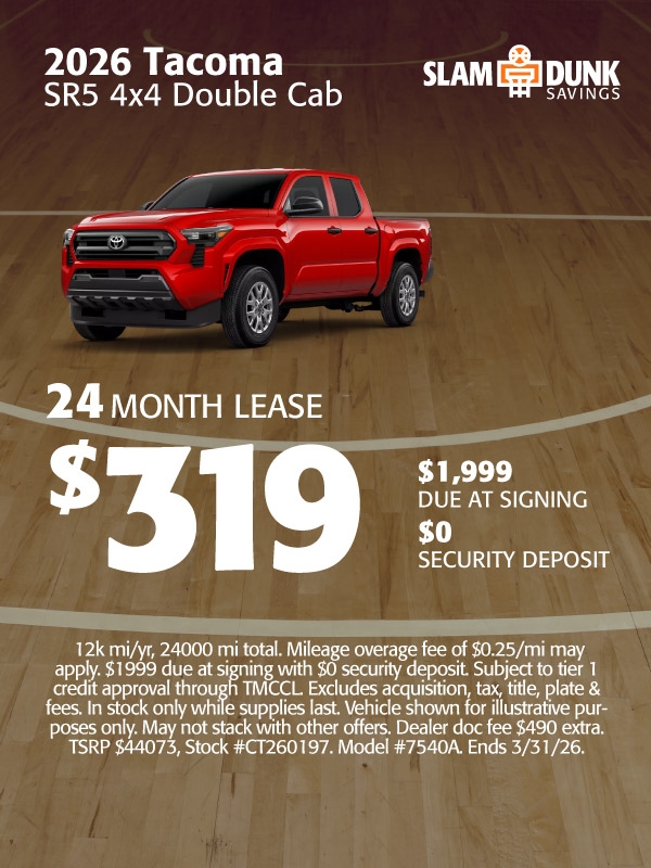 2026 Tacoma SR5 4x4 Double Cab