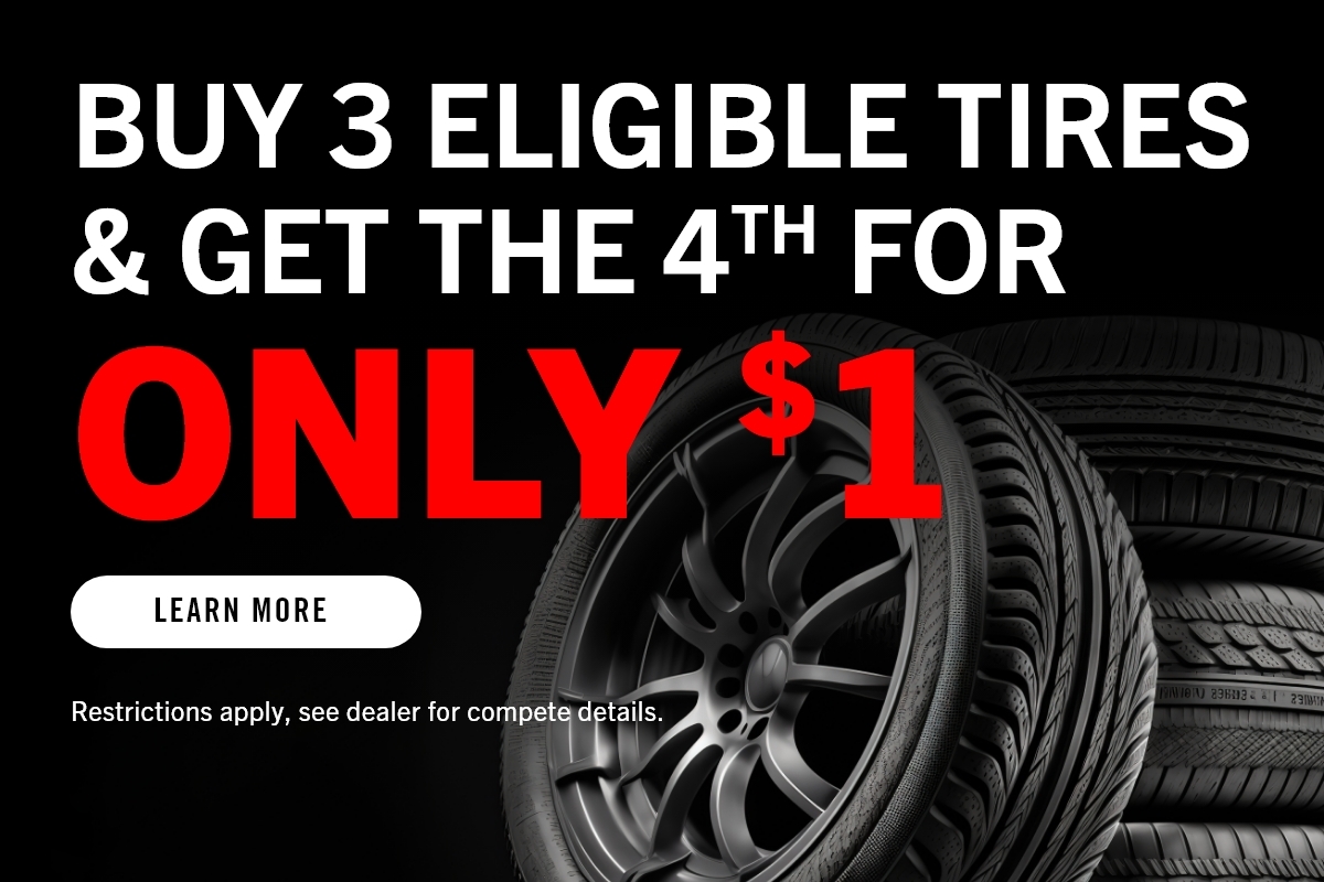 Buy 3 Tires, Get 1 For