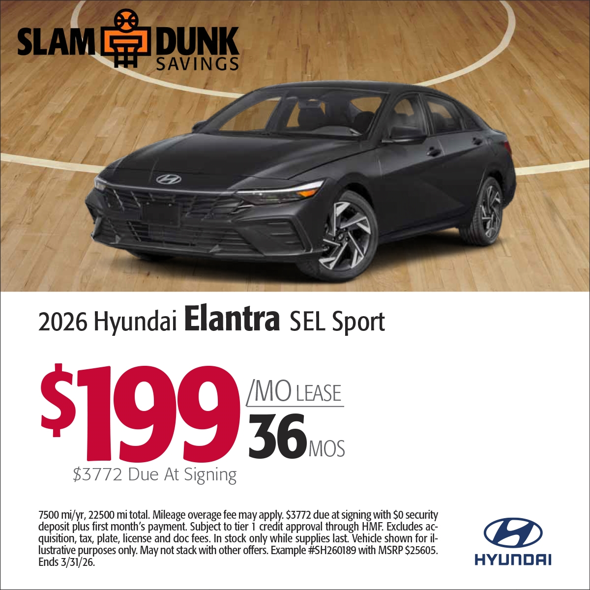 2026 Hyundai Elantra SEL Sport