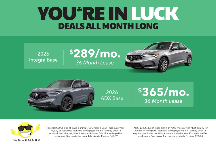 2026 Integra Base and 2026 ADX Base