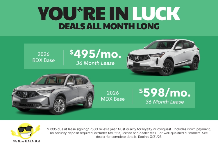 2026 RDX Base and 2026 MDX Base