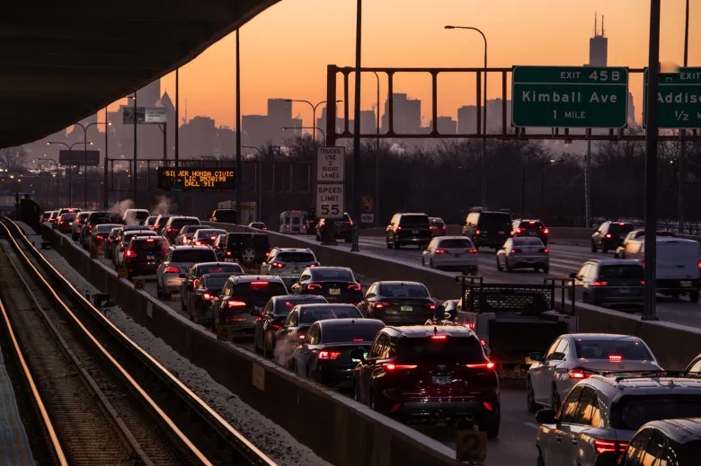 Stop-and-go traffic in Downtown Chicago causing uneven tire wear