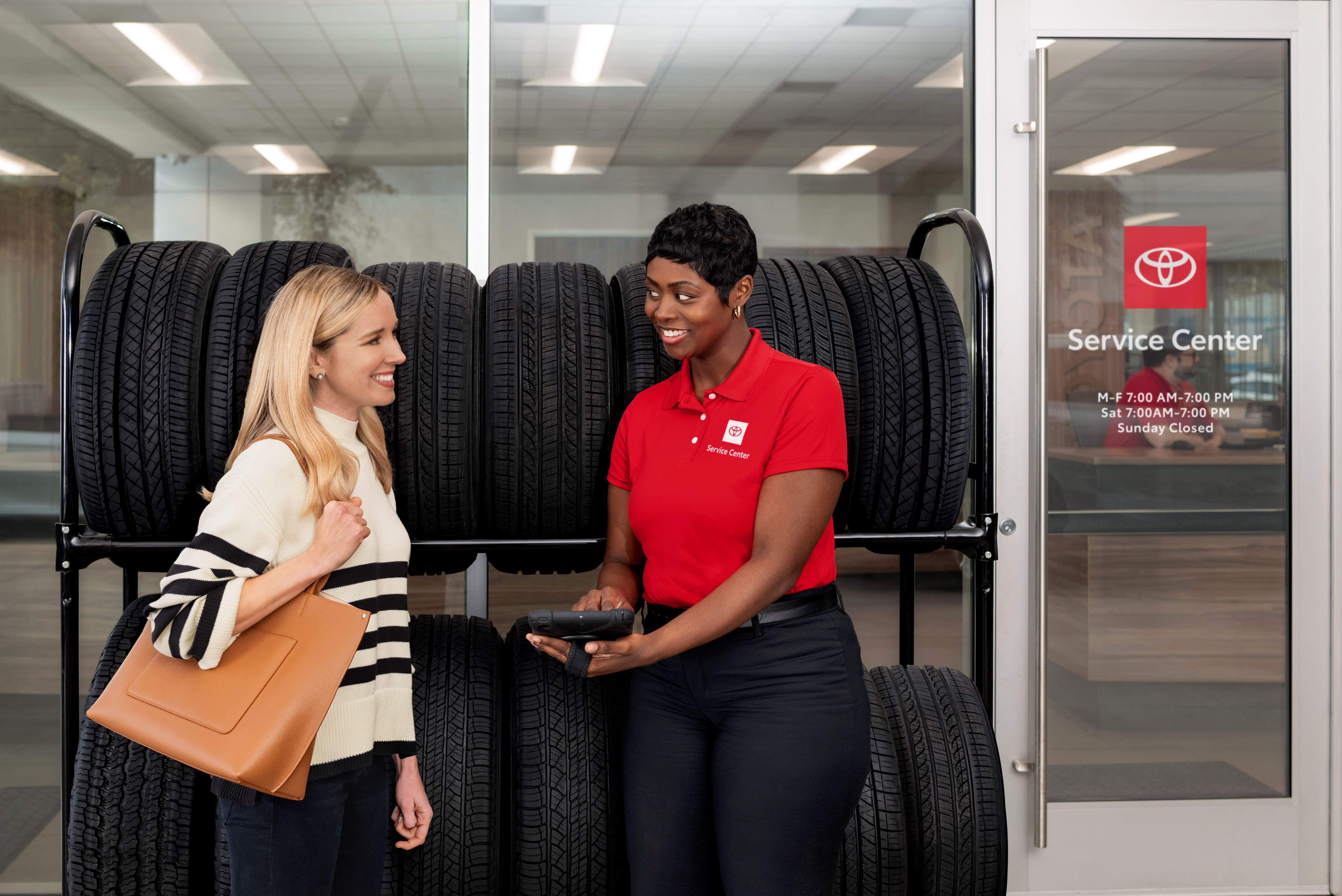 Toyota tire price match guarantee service at Toyota of Downtown Chicago