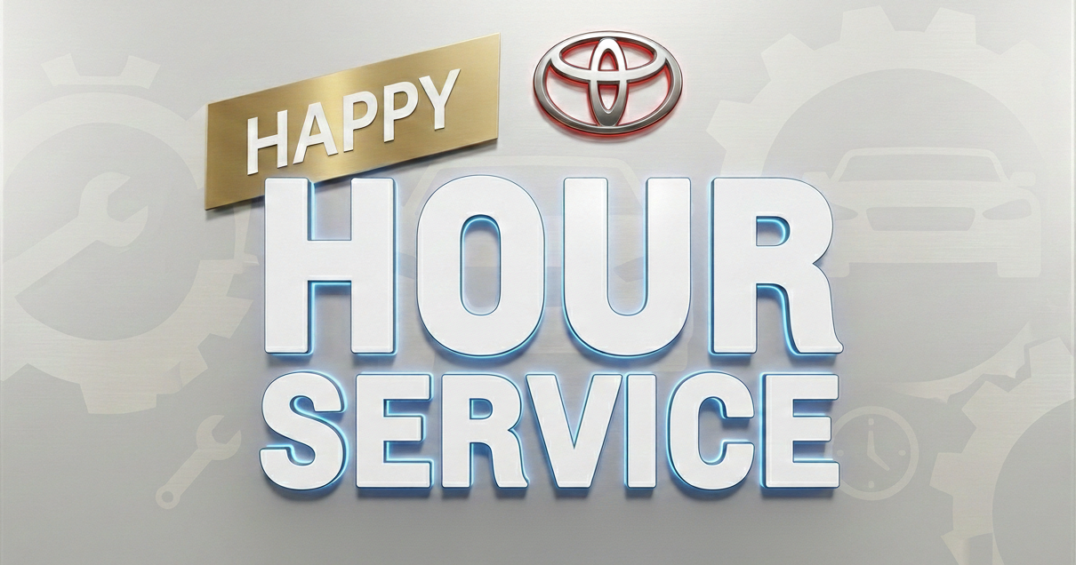 Toyota Happy Hour service special at Toyota of Downtown Chicago