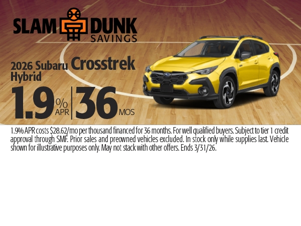 2026 Subaru Crosstrek Hybrid