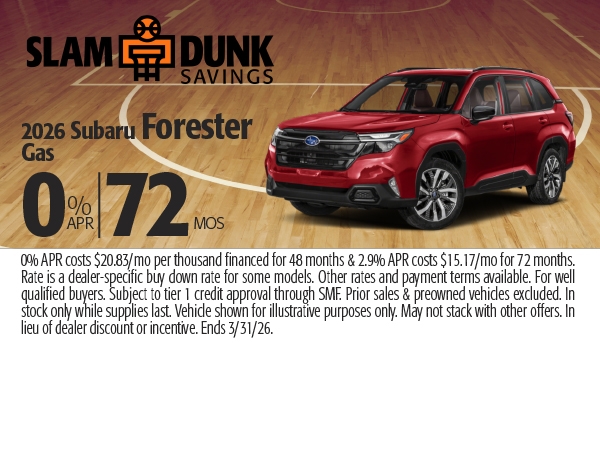 2026 Subaru Forester