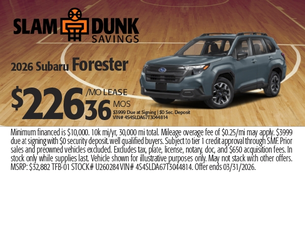 2026 Subaru Forester