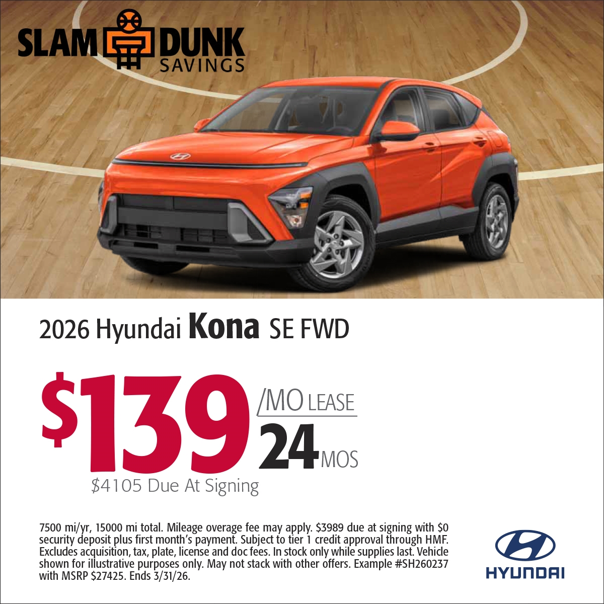 2026 Hyundai Kona SE FWD
