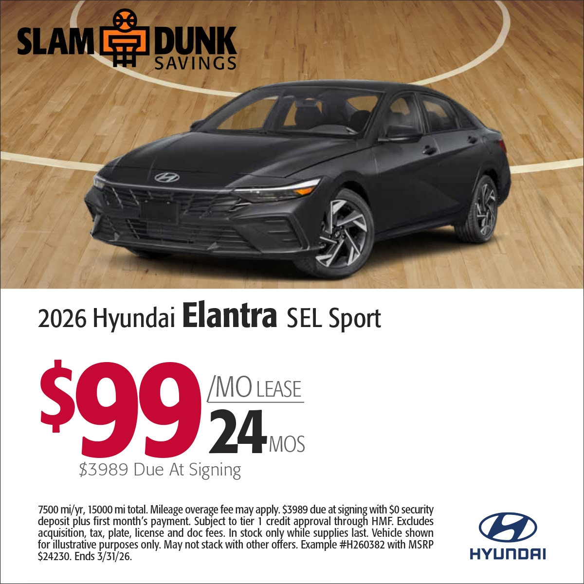 2026 Hyundai Elantra SEL Sport