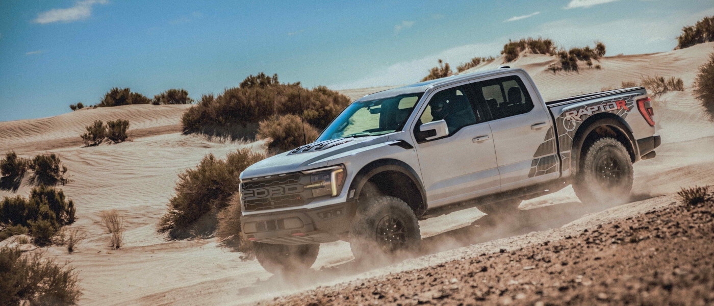 2026 Ford F-150 offroading in the desert