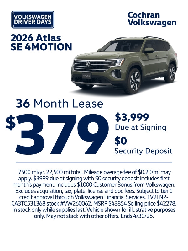 2026 Atlas SE 4MOTION