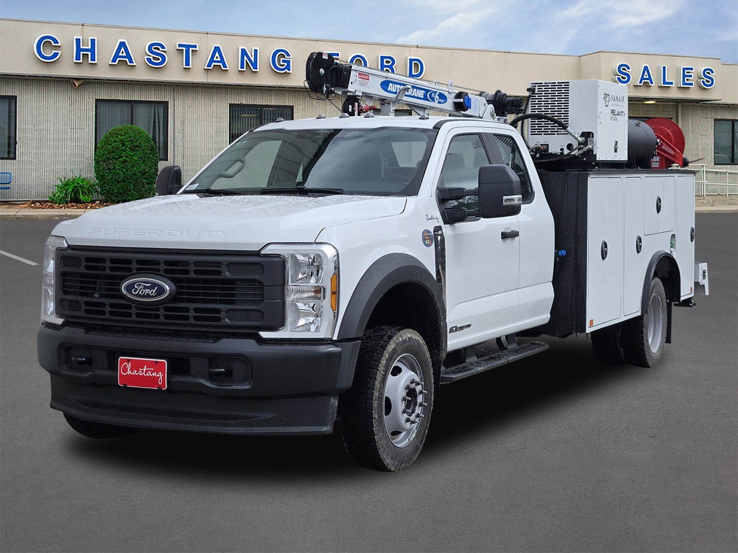2026 Ford Super Duty F-550 Equipped With Auto Crane and 11ft Titan Body