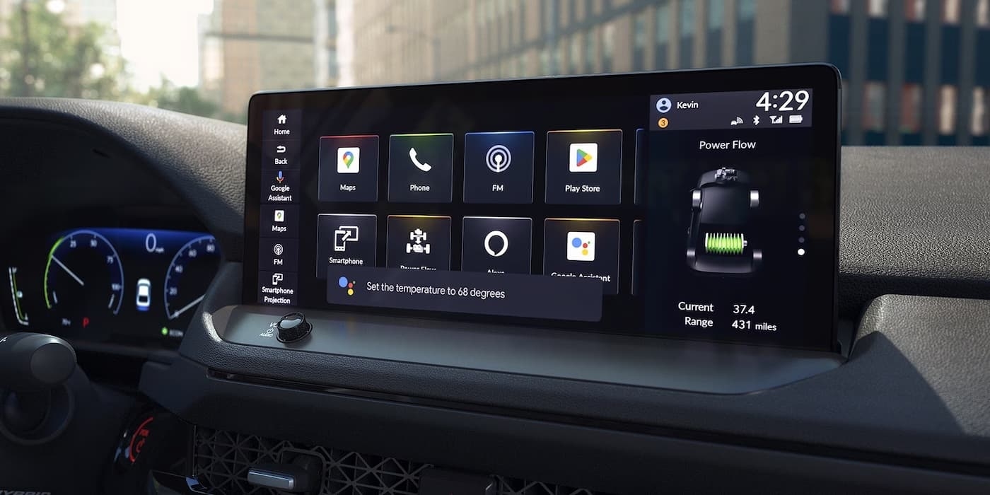 Infotainment screen in a 2026 Honda Accord.