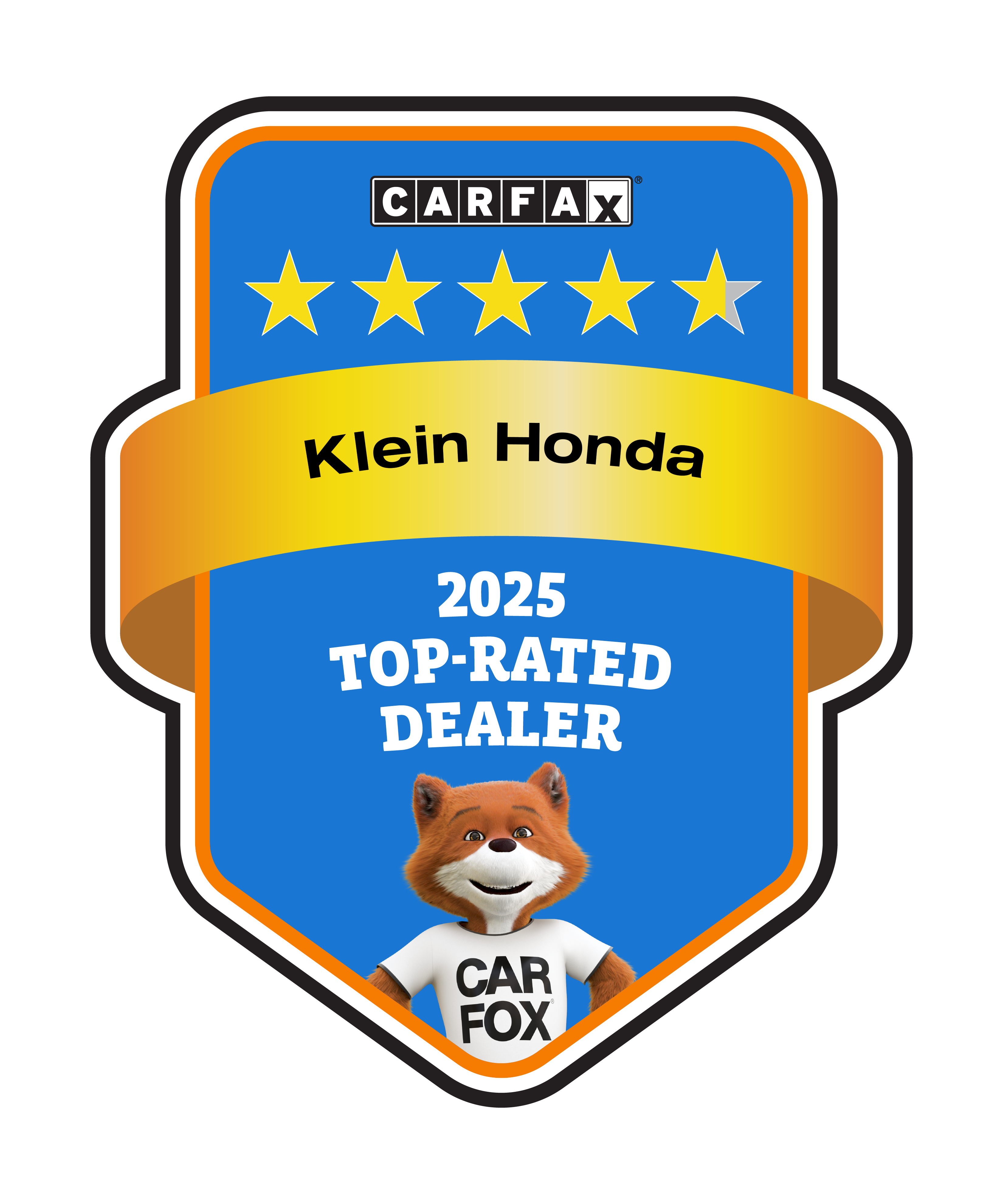 Klein Honda Award Badge