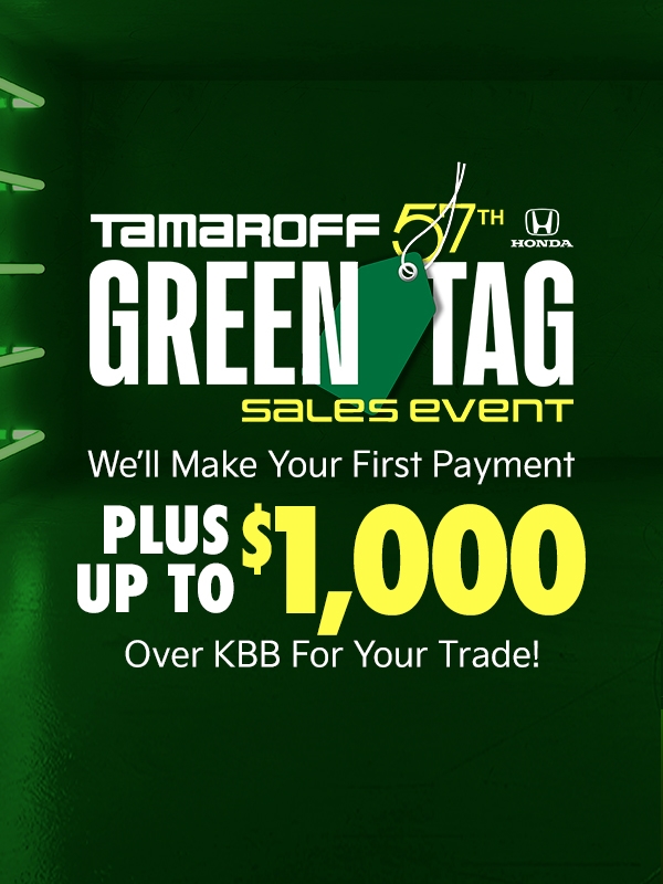Green Tag Sales Event