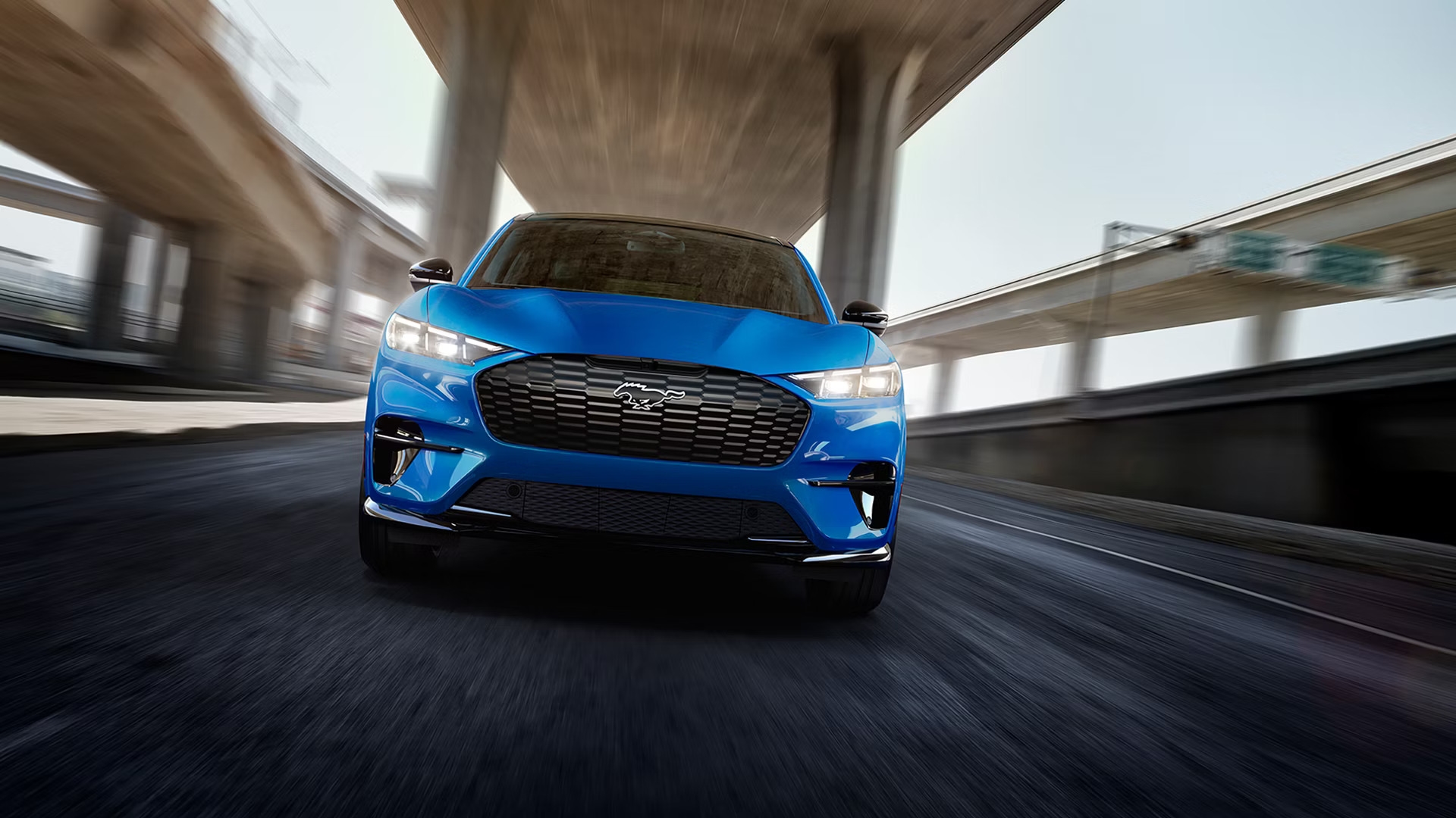 2026 Ford Mustang Mach-E driving in Texas