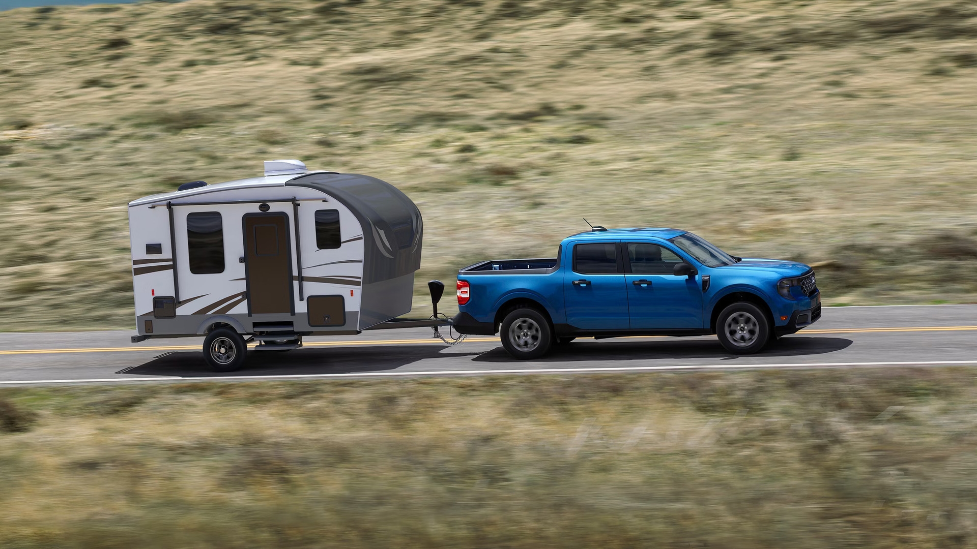 2026 Ford Maverick Towing a Trailer