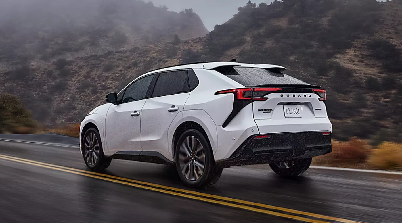 Back view of the 2026 Subaru Solterra for sale in Prescott, AZ at Findlay Subaru Prescott