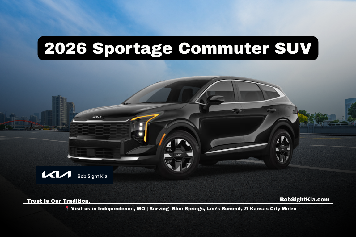 2026 Kia Sportage for sale in Independence Missouri at Bob Sight Kia serving Kansas City Metro commuters from Blue Springs Lee’s Summit Raytown and Grain Valley