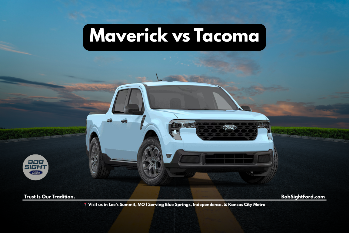 Ford Maverick vs Toyota Tacoma comparison in Kansas City at Bob Sight Ford in Lee’s Summit Missouri
