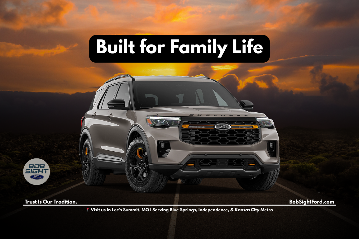 Ford Explorer for sale in Kansas City at Bob Sight Ford in Lee’s Summit Missouri for growing families