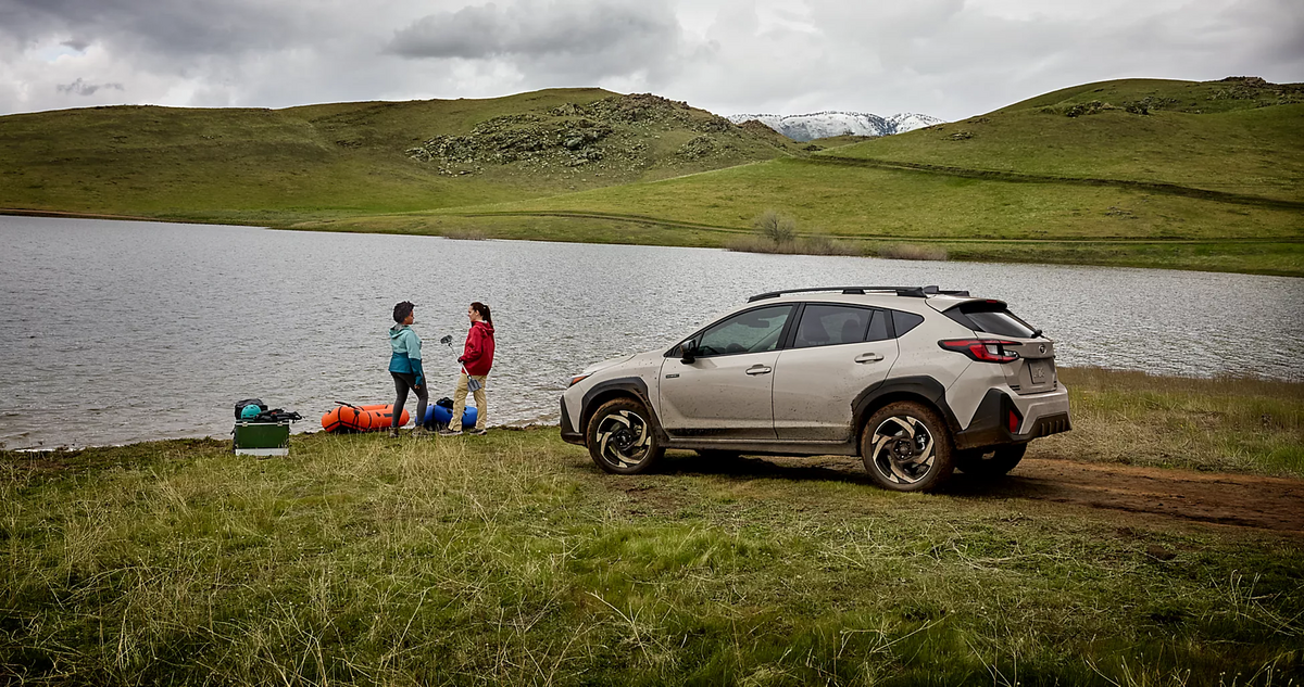The 2026 Subaru Crosstrek parked near a lake