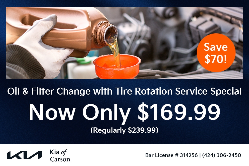 Oil Change with Tire Rotation
