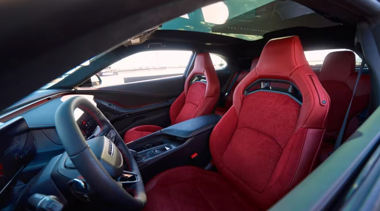 Interior of the 2026 Dodge Charger for sale in Sauk City, WI at Kayser Chrysler Center of Sauk Prairie