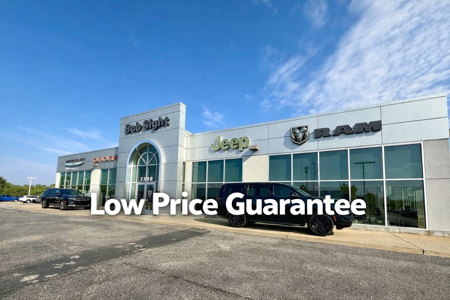 Jeep, Ram, Dodge, and Chrysler vehicles at Bob Sight CDJR in Lawrence KS serving Topeka, Eudora, and Baldwin City drivers